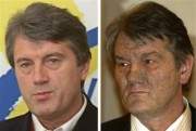Yushchenko prima e dopo l'avvelenamento